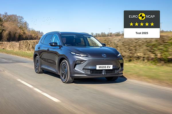 MGS5 EV nets full five-star Euro NCAP rating