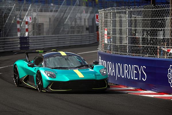 Aston Martin Valhalla makes dynamic debut in Monaco