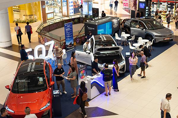 Get up close to the Deepal S07 at Tampines Mall