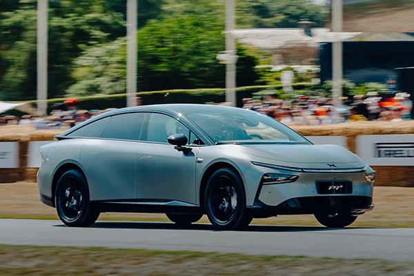 XPENG P7+ makes U.K. debut at 2025 Goodwood