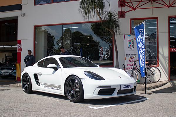 RAYS showcases latest rims in Singapore at Stamford Tyres