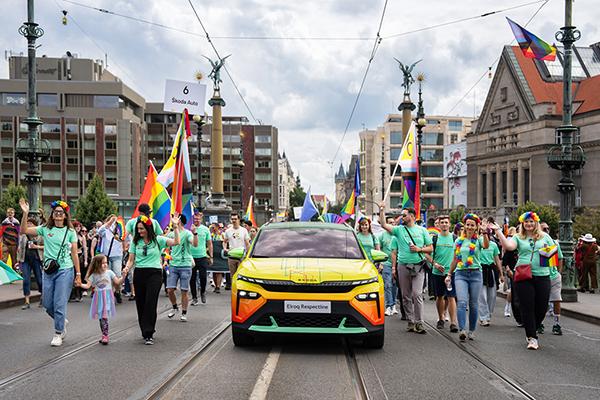 Prague Pride 2025 saw Skoda as the event's main partner