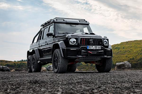 New Brabus XLP 800 6x6 Adventure based on Mercedes-AMG model
