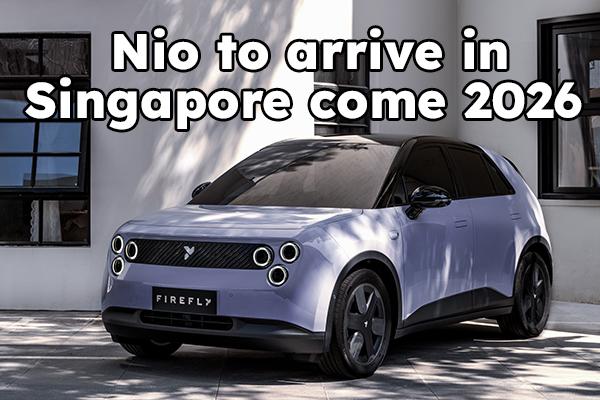 Nio to arrive in Singapore come early 2026