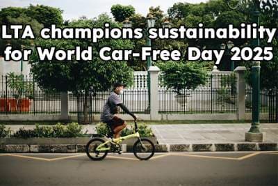 LTA champions sustainability for World Car-Free Day 2025