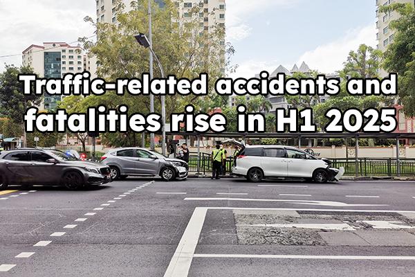 Traffic-related injuries and accidents rise in H1 2025
