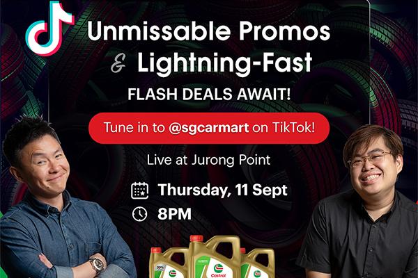 Tyreplus and Sgcarmart to offer great deals on TikTok Live
