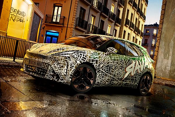 Sneak peek of Cupra Raval shared at 2025 IAA Mobility