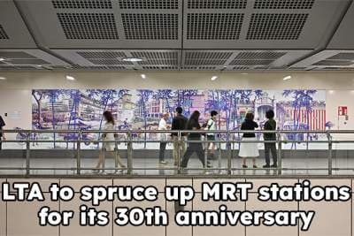 LTA to spruce up MRT stations for its 30th anniversary