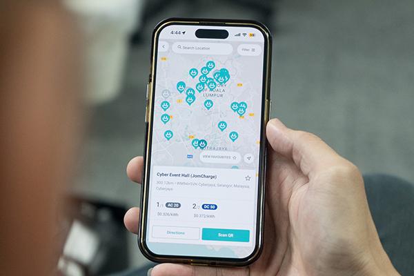 SP app can now be used at select JomCharge locations in Msia