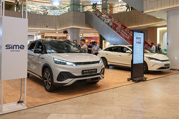 BYD Sime Motors graces Century Square with latest models