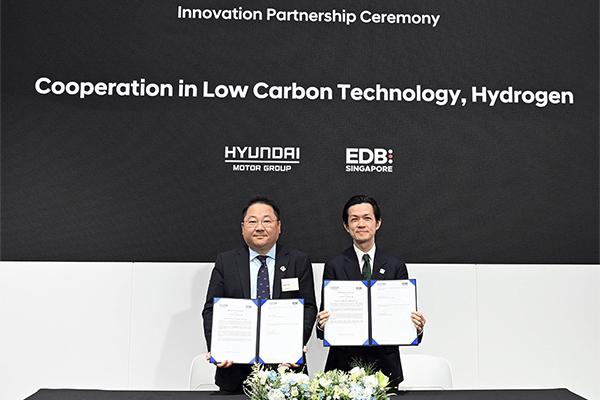 Hyundai partners with EDB SG to develop low-carbon tech