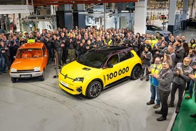 Douai plant hits 100,000th Renault 5 E-Tech EV milestone