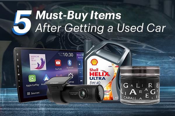 Top 5 things you should get after buying a used car