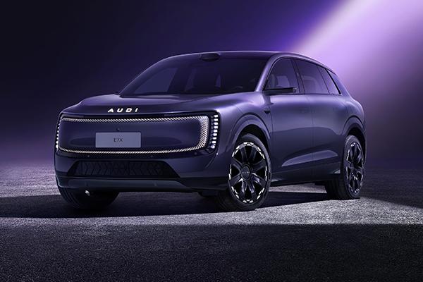 A first look at the AUDI E7X SUV's exterior
