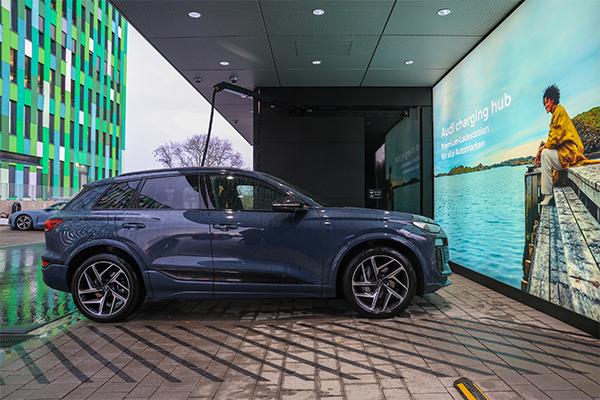 Audi opens third charging hub of 2025 in Dusseldorf
