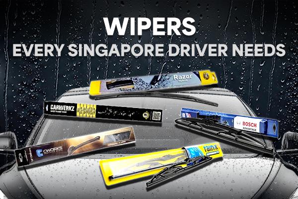 Wipers you need during Singapore's rainy days!