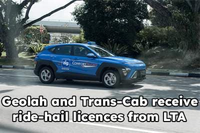 Geolah and Trans-Cab receives ride-hail licences from LTA