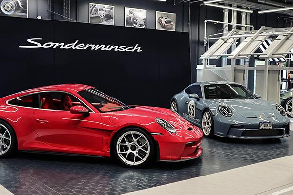 Two Porsche 911 S/Ts, one limited-edition number