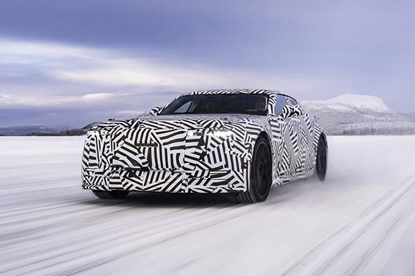 Jaguar's four-door GT prototype begins cold weather testing