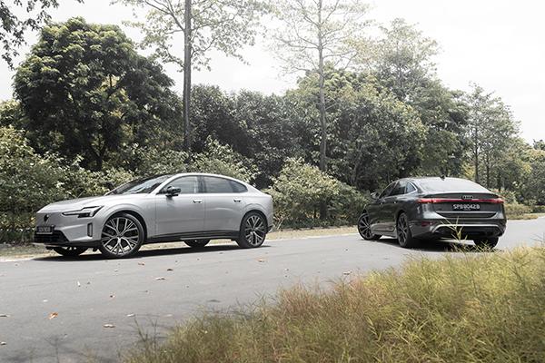 Audi A6 Sportback e-tron vs Volvo ES90