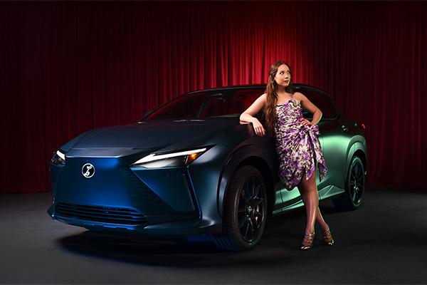 Lexus and Laufey present the Blue In Green Edition RZ