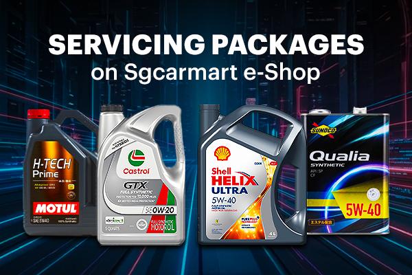 Top vehicle servicing packages available on Sgcarmart e-Shop