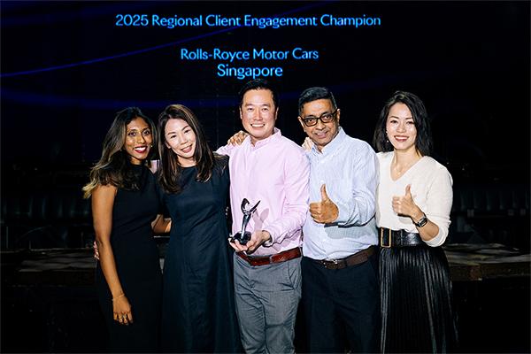 Rolls-Royce SG honoured at APAC Regional Dealer Awards