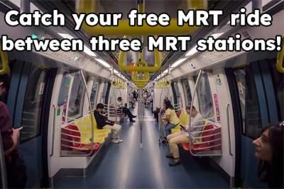 Catch your free MRT ride between three Circle Line stations!