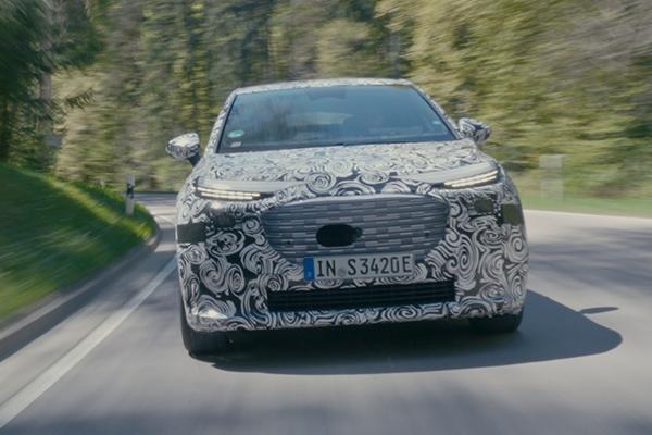 Audi A2 e-tron undergoes testing