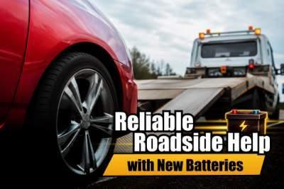 Roadside Assistance Workshops Using Only New Batteries