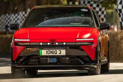 Hyundai brings the all-new Ioniq 3 to the Goodwood Festival