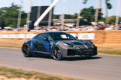 2026 Goodwood saw the global debut of the Alpine A110 Future